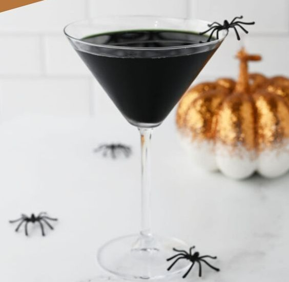 Black Widow Martini with Cranberry juice