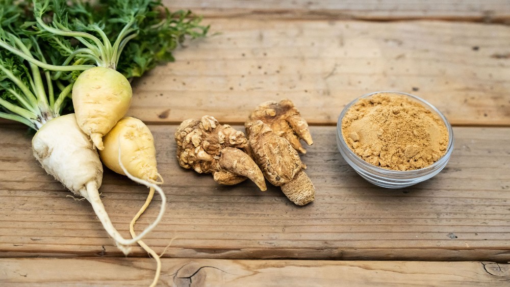 Maca in Lemon Kombucha