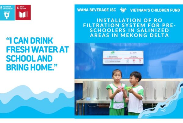 banner of the event "The installation of RO Filtration System for Preschoolers"