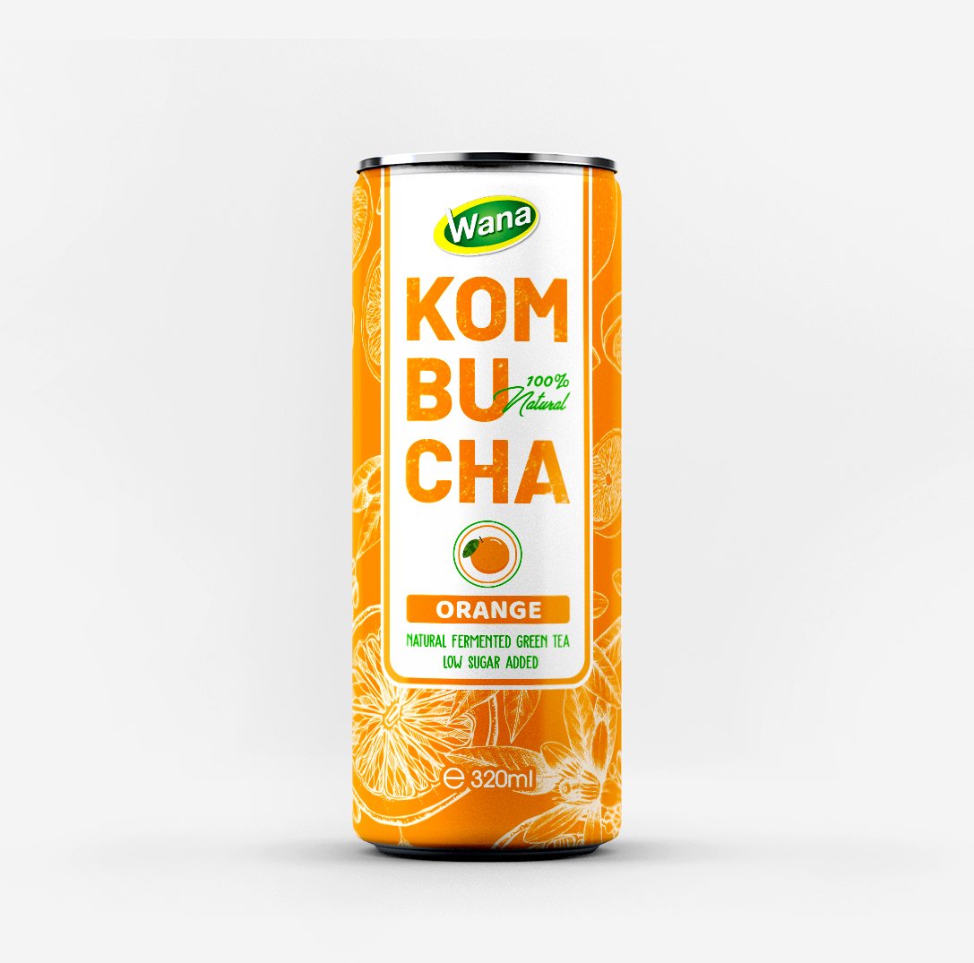 Wana orange kombucha