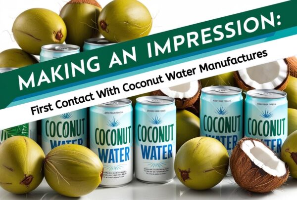 First contact with coconut water manufacturer