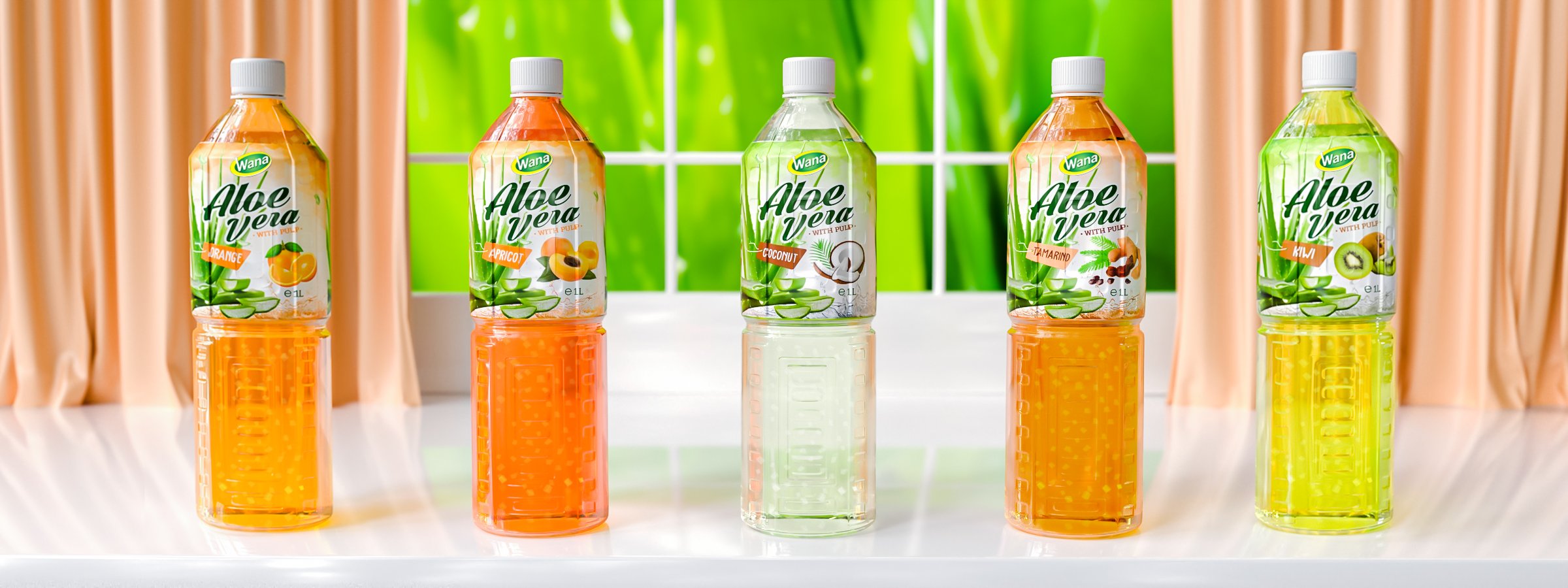 Aloe Vera Drink with Pulps by Wana