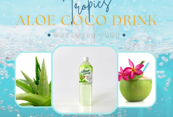 Aloe Coconut Drink Banner