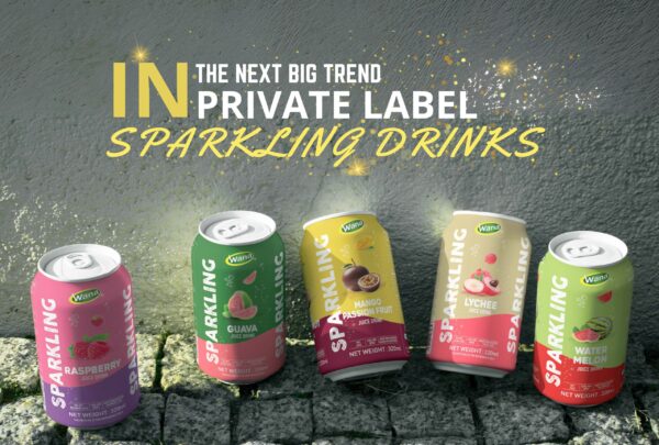 Private lable sparkling water banner