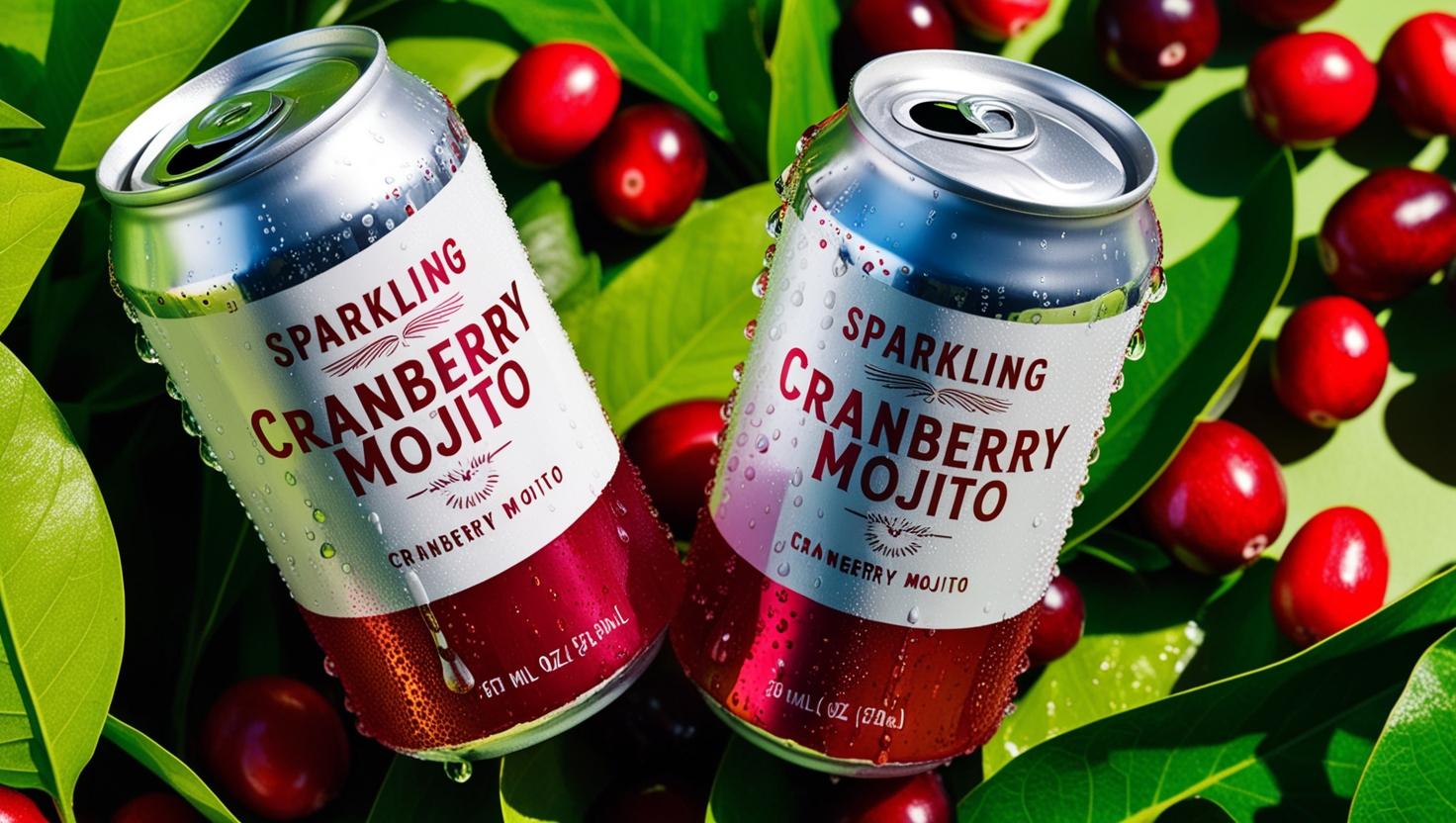 Sparkling Cranberry Mojito